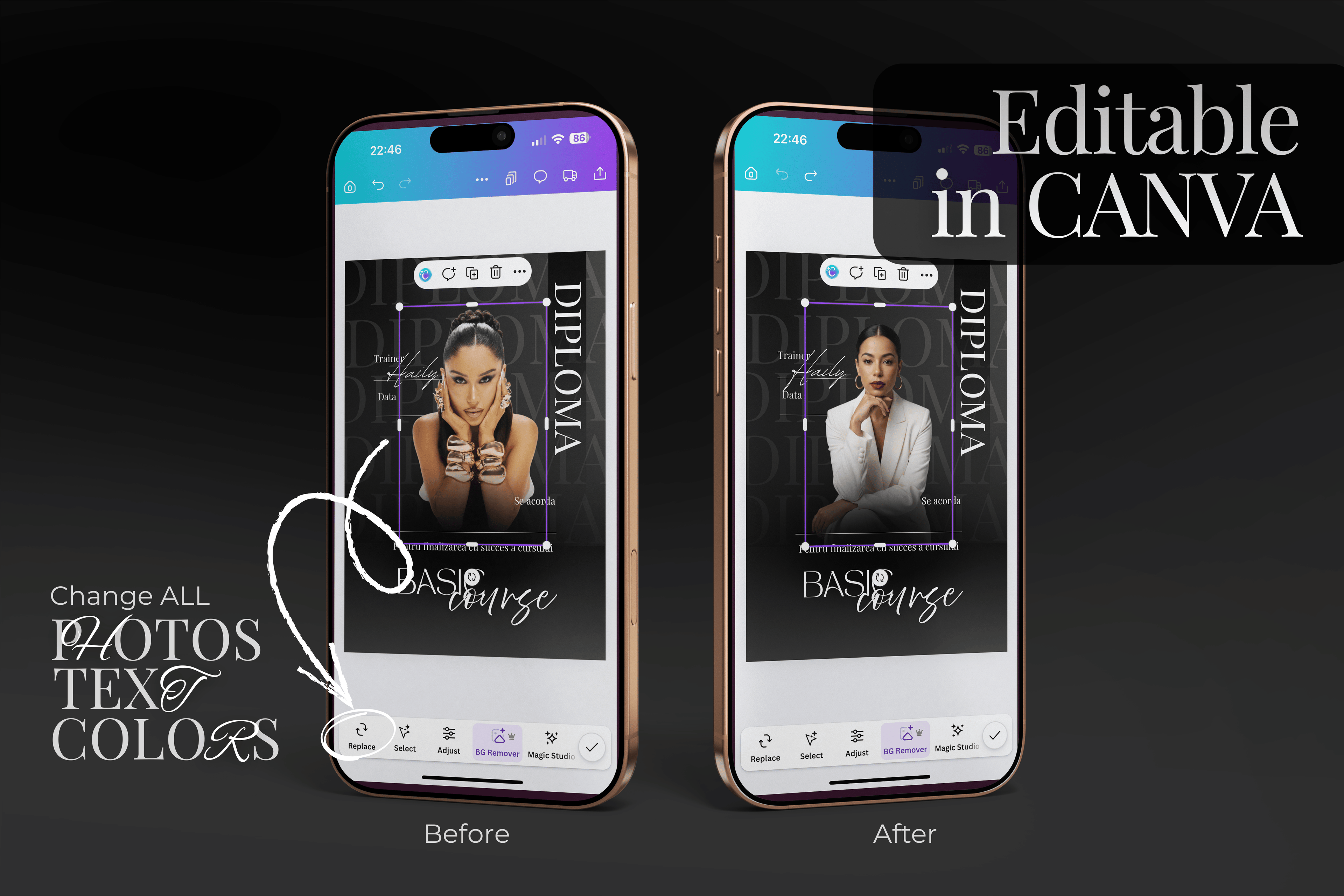 BEAUTY CERTIFICATES - A3 & A4 formats