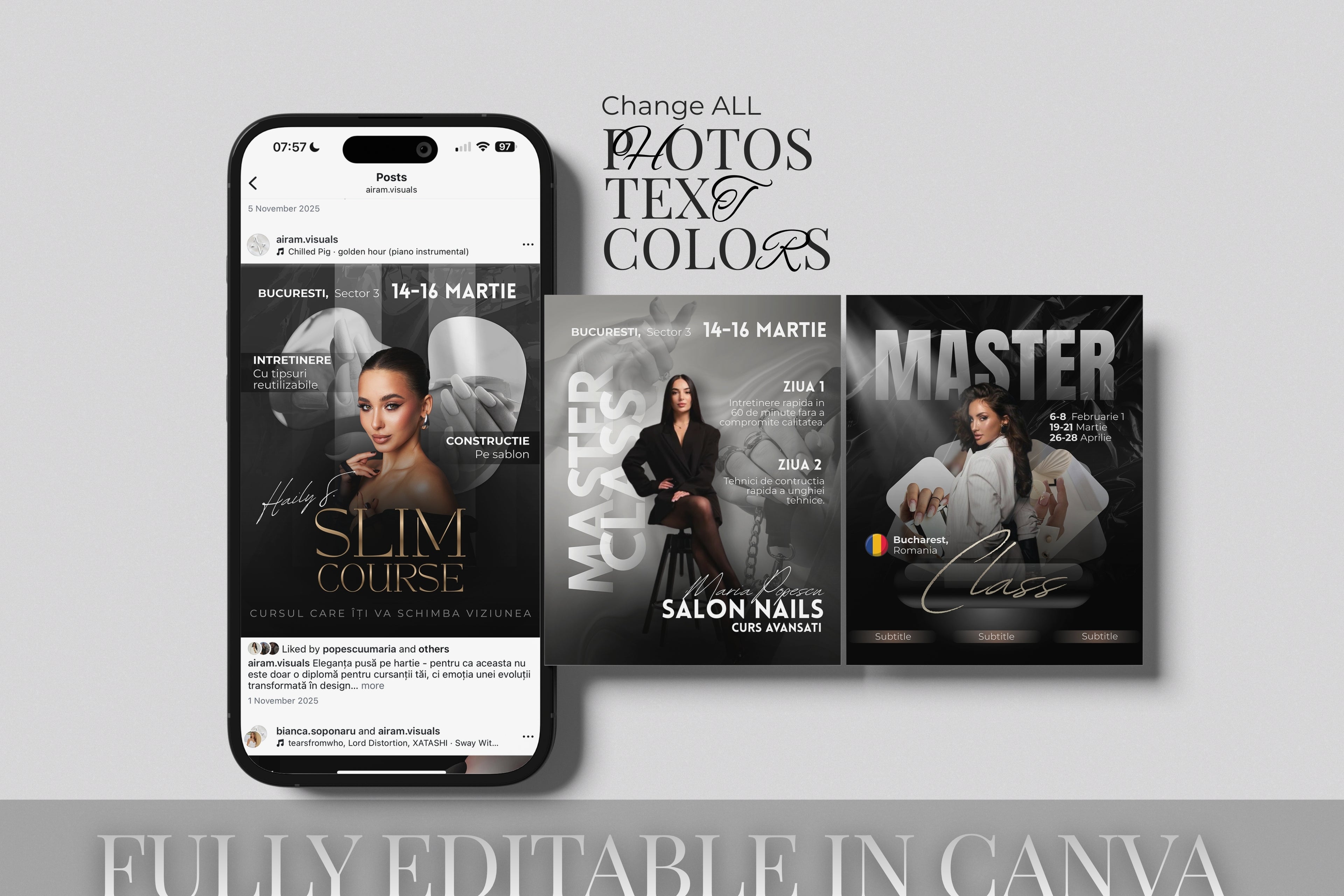 BANNERE CURSURI  - 8 Templateuri