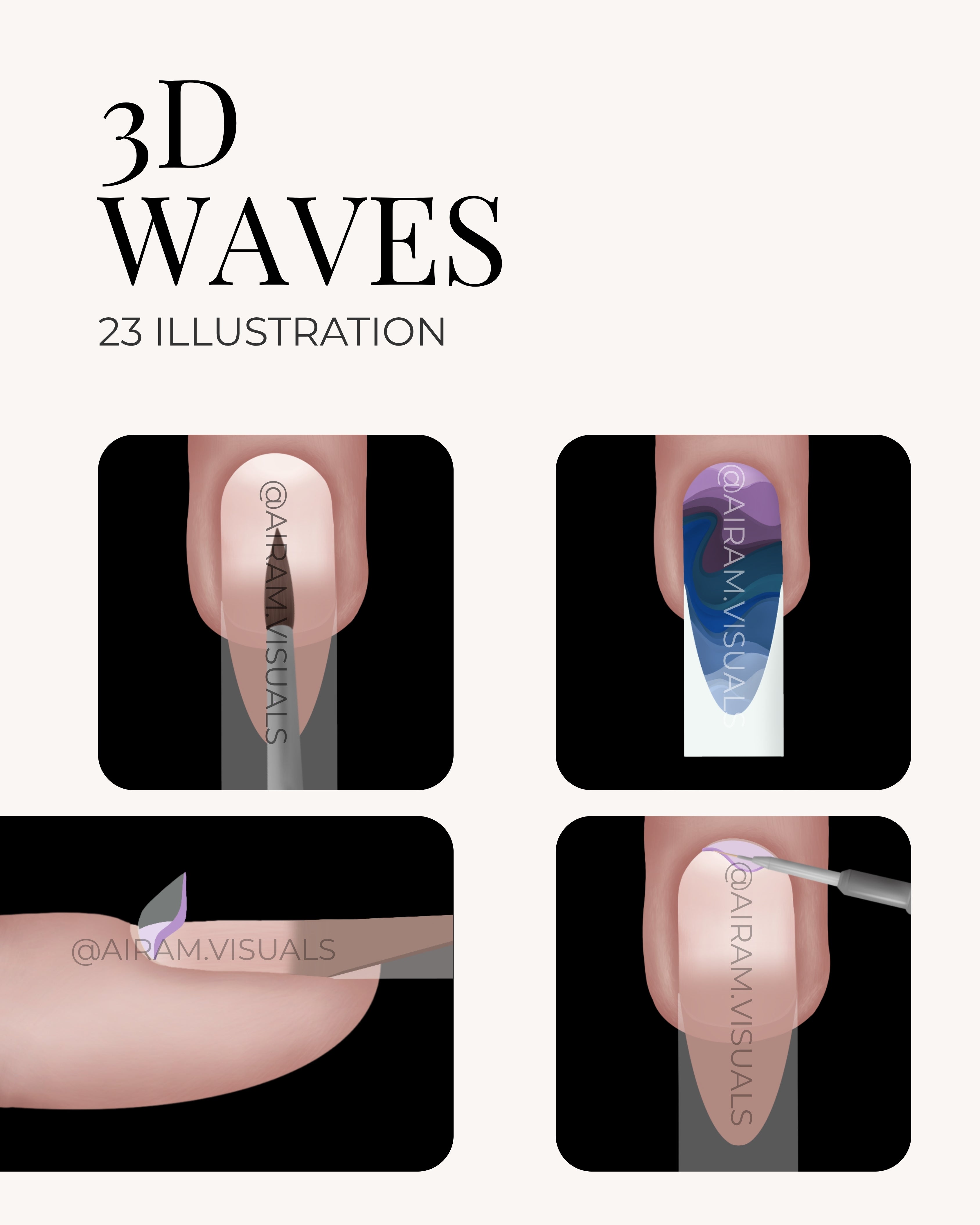 Valuri 3D - 23 de ilustrații